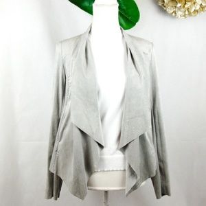 Kut from the kloth gray drape open front blazer